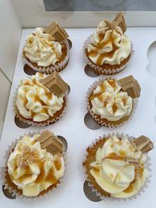 Whittakers blondie caramel cupcakes