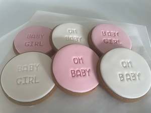 Cake: Baby Girl Cookie Box