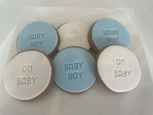 Cake: Baby Boy Cookie Box