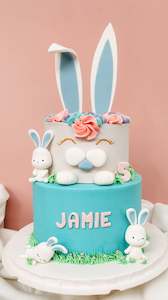 Two-tier Bunny Cake