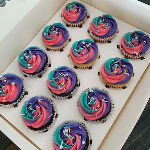 Cake: Mermaid Sprinkles Cupcakes