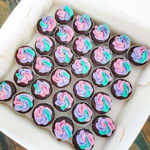 Cake: Mermaid Themed Mini Cupcakes