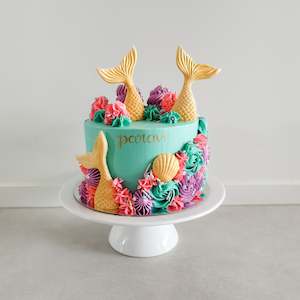 Cake: Mermaid Cake and Mini Cupcake Set