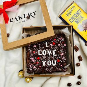 Valentine’s Love Brownie