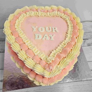 Vintage Heart Cake