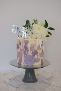 Water Colour Floral Cake