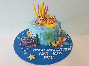 Cake icing or decorating: 14 – Nemo Sea Cake