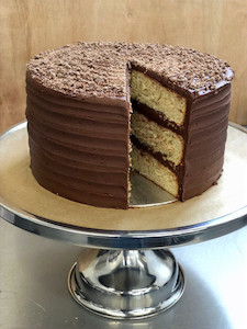 Cake and pastry: Vegan Vanilla & Chocolate Cake Cakewise