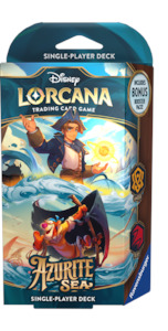 Disney Lorcana: Azurite Sea Starter Deck Amber & Ruby