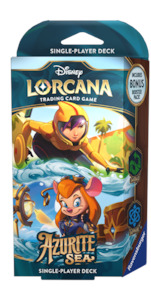 Disney Lorcana: Azurite Sea Starter Deck Emerald & Sapphire