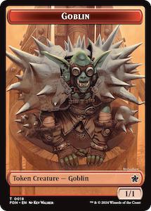 Goblin // Insect Doubled-Sided Token [Foundations Tokens]