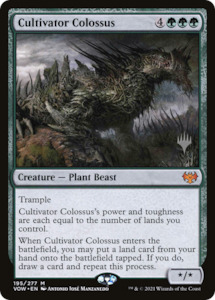 Cultivator Colossus Art Card [Innistrad Remastered Art Series]