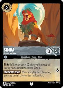 Simba - Son of Mufasa (192/204) [Shimmering Skies]