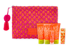 Mini Beach Vibes  6-Piece Raffia Clutch Travel Collection