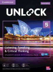 Adult, community, and other education: Unlock : Level 5 Listening Speaking and Critical Thinking Students Book + Digital Pack