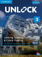 Adult, community, and other education: Unlock : Level 3 Listening Speaking and Critical Thinking Student's Book + Digital Pack