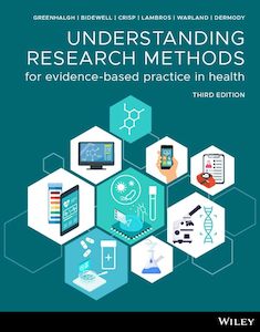 Adult, community, and other education: Understanding Research Methods for Evidence-Based Practice in Health: Print and Interactive E-Text