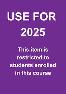 ACADENG 100 Forms in Academic English Coursebook 2025