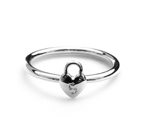 Micro Padlock Ring - N