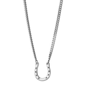 Jewellery: Mini Horseshoe Necklace Silver