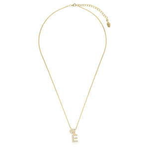 Jewellery: Luxury Letter "E" initial Pendant -SSGP