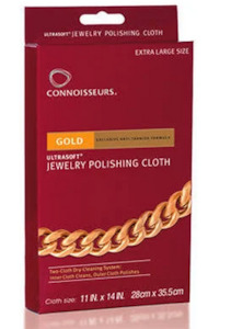 Jewellery: Gold polishing cloth