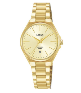 Jewellery: Ladies gold watch - Gold dial