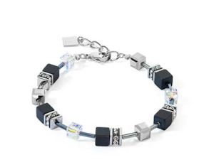 Black Onyx Stainless Steel Bracelet