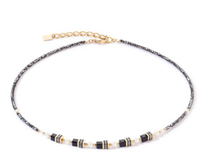 Princess Gold Black Necklace