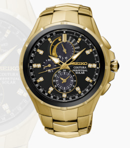 Coutura - Gold Bracelet - Black Dial