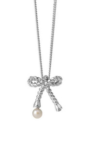 Love Knot Necklace - Silver - 45cm