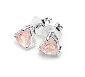 Talon Studs - Rose Quartz -SS