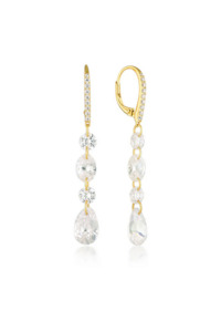 Mirage Olga Earrings - GP - CZ