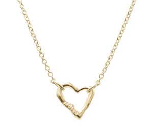 Mini Melted Heart Necklace - SSGP