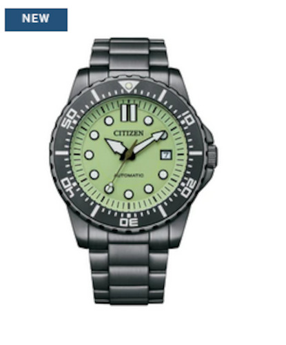 Green Luminous Dial - Stainless Steel Bracelet