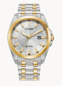 Two-tone gold and stainless-steel watch