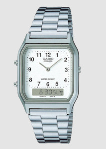 Casio Vintage Analogue Watch - Stainless Steel