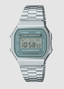 Vintage Series Silver Digital Watch