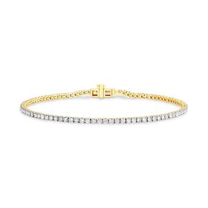 Tennis Bracelet 9ct Gold with Diamonds