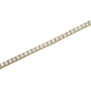 Tennis Bracelet 9ct Gold with Diamonds