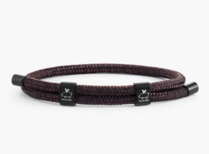 Jewellery: Little Lewis DBL - Mahogany | Black - L