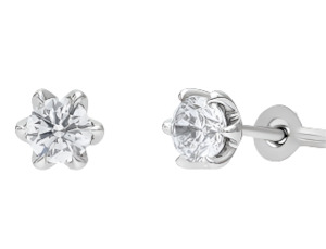 White Gold Lab Grown Diamond Studs