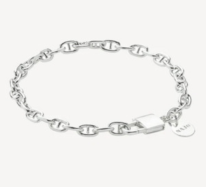 Love Lock Chain Bracelet (20cm) - SS