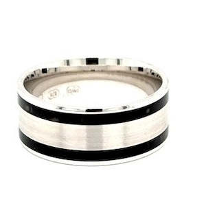 White Gold Spectrum Band - Size X