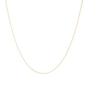 Yellow Gold Plated Sterling Silver Cable Chain