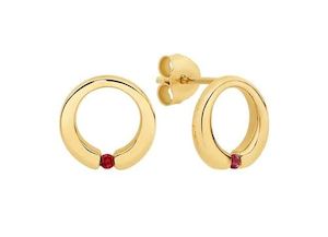 Ruby Earrings - 9ct YG