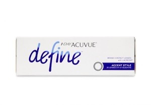 1 Day ACUVUE DEFINE- Accent, Natural shine, Vivid style