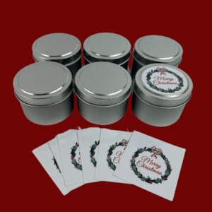 Christmas Candle Tin Set 120ml