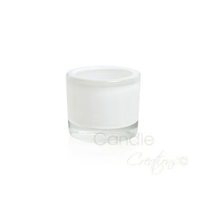 Small Veluto Jar Opaque White