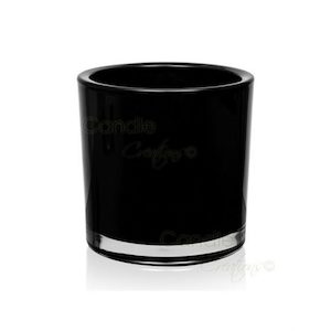 Large Veluto Jar Opaque Black